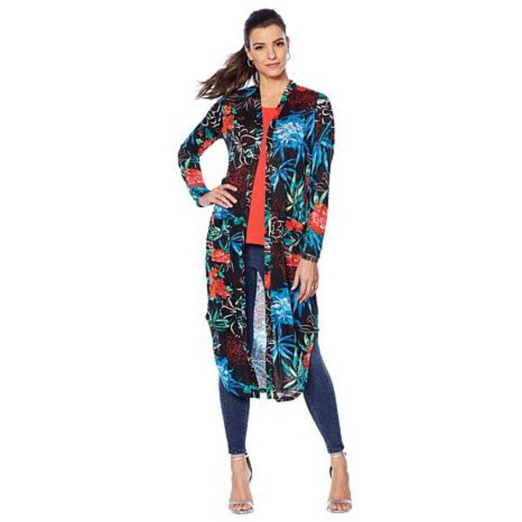 G by Giuliana Sweaters - G by Giuliana Printed Cardigan